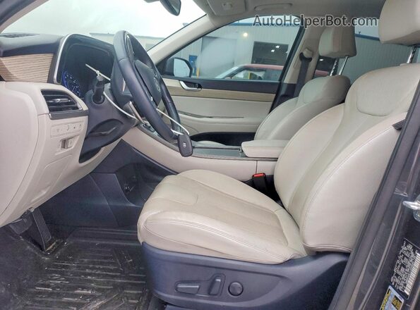 KM8R44HE1LU039000 2020 HYUNDAI PALISADE Gray Սալոնի դիմացի տեսք
