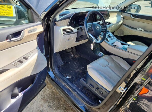 KM8R44HE1MU232118 2021 HYUNDAI PALISADE Черный Вид панели приборов