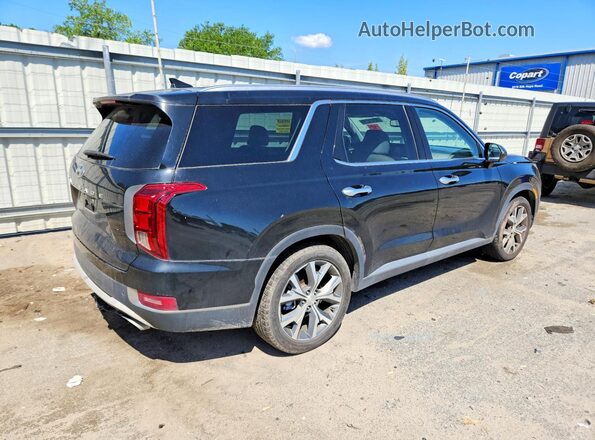 KM8R44HE1MU232118 2021 HYUNDAI PALISADE Черный Задняя правая четверть