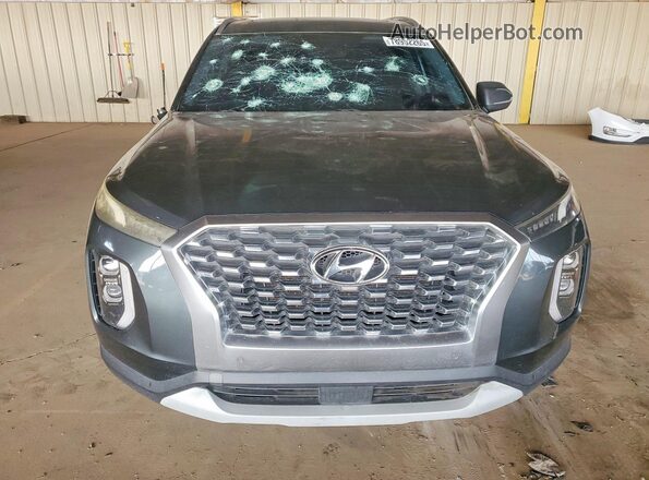 KM8R44HE2LU087539 2020 HYUNDAI PALISADE Gray Front view