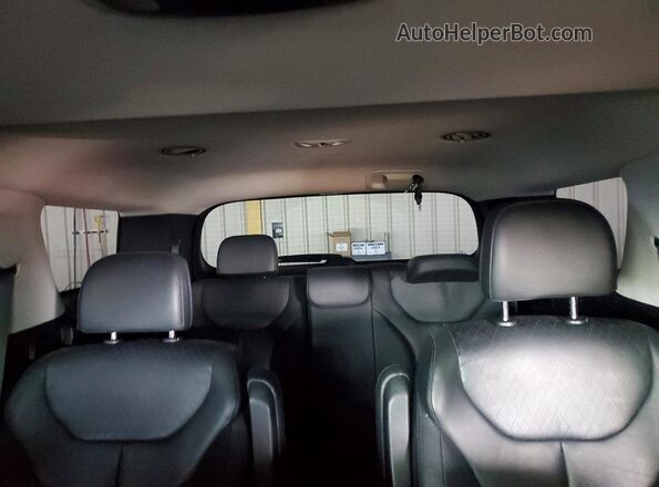 KM8R44HE2LU087539 2020 HYUNDAI PALISADE Gray Rear seats view