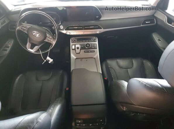 KM8R44HE2LU087539 2020 HYUNDAI PALISADE Gray Dashboard view