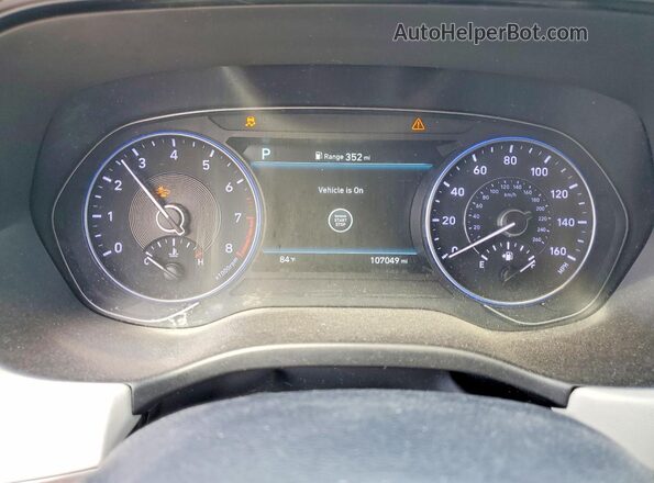 KM8R44HE2LU159601 2020 HYUNDAI PALISADE Gray Instrument cluster view