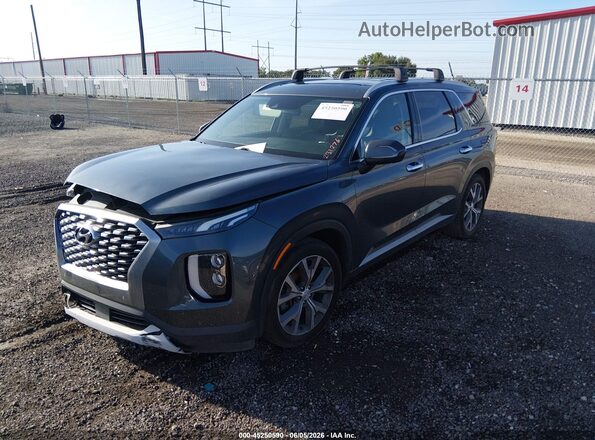 KM8R44HE3MU231276 2021 HYUNDAI PALISADE Серый Передняя левая четверть