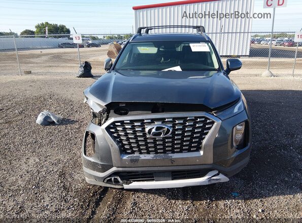 KM8R44HE3MU231276 2021 HYUNDAI PALISADE Серый Вид панели приборов