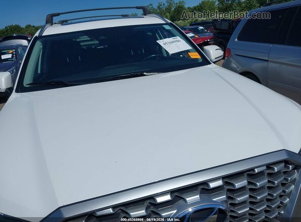 KM8R44HE4MU179060 2021 HYUNDAI PALISADE White Դիմացի տեսք