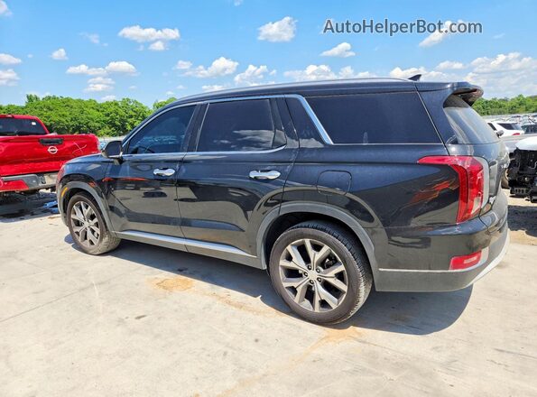 KM8R44HE4MU244196 2021 HYUNDAI PALISADE Черный Задняя левая четверть