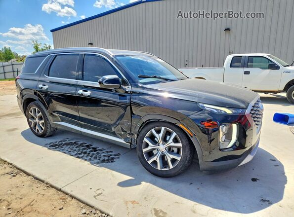 KM8R44HE4MU244196 2021 HYUNDAI PALISADE Черный Передняя правая четверть