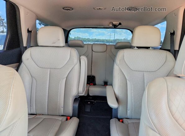 KM8R44HE4MU244196 2021 HYUNDAI PALISADE Черный Вид задних сидений