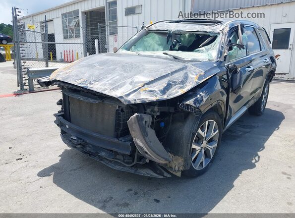 KM8R44HE5MU325627 2021 HYUNDAI PALISADE Black Przód lewy