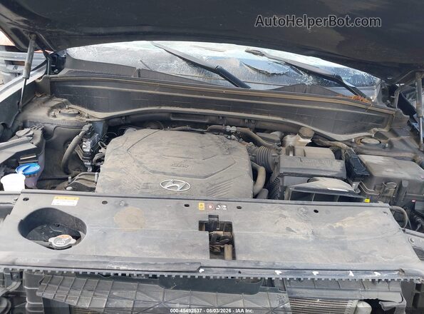 KM8R44HE5MU325627 2021 HYUNDAI PALISADE Black Widok z tyłu