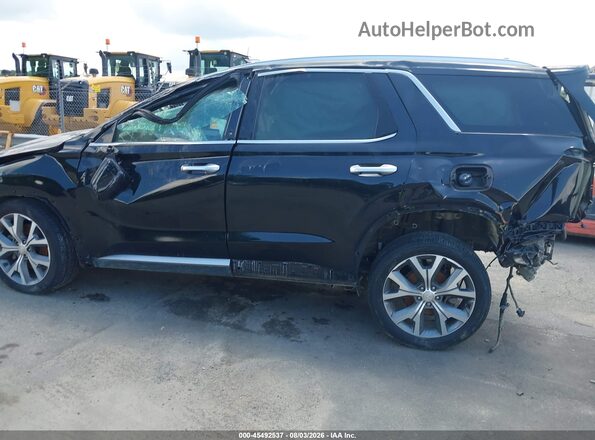 KM8R44HE5MU325627 2021 HYUNDAI PALISADE Black Widok wnętrza 360 stopni