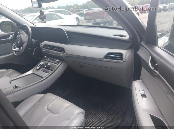 KM8R44HE5NU339965 2022 HYUNDAI PALISADE Teal Front interior view