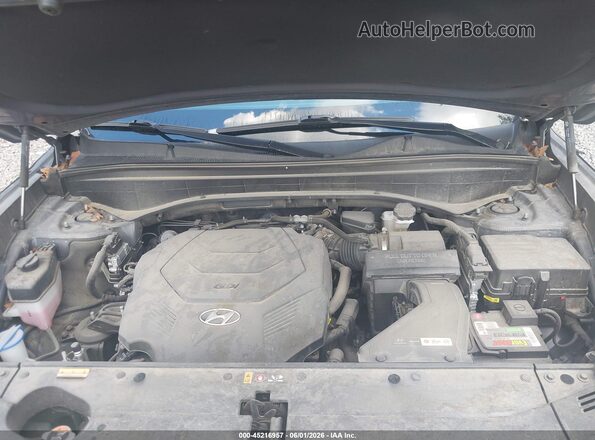 KM8R44HE5NU339965 2022 HYUNDAI PALISADE Teal Rear view