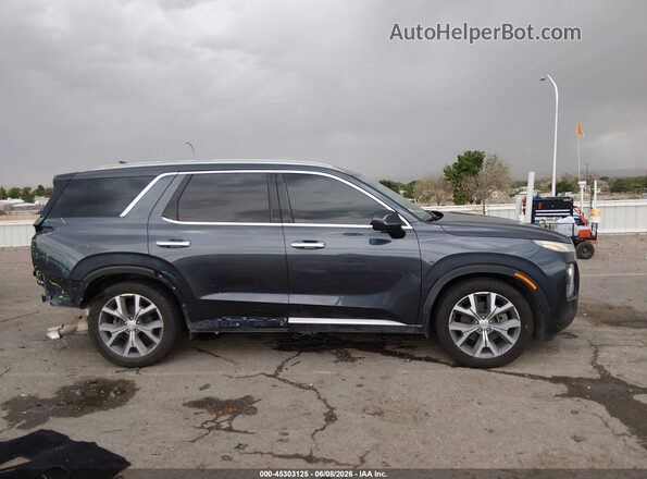KM8R44HE6LU029479 2020 HYUNDAI PALISADE Gray Widok zestawu wskaźników
