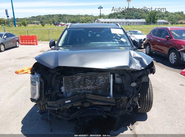 KM8R44HE7LU054634 2020 HYUNDAI PALISADE Gray Սալոնի հետևի տեսք