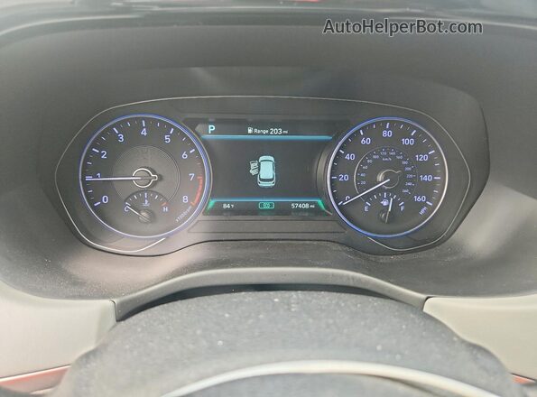 KM8R44HE7LU157617 2020 HYUNDAI PALISADE Серый Вид щитка приборов