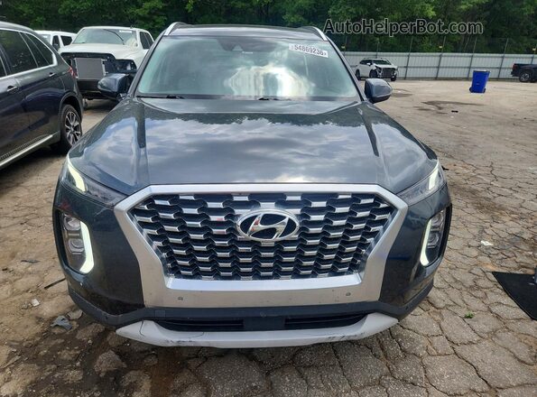KM8R44HE7LU157617 2020 HYUNDAI PALISADE Серый Вид спереди