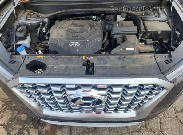KM8R44HE7LU157617 2020 HYUNDAI PALISADE Серый Вид подкапотного пространства