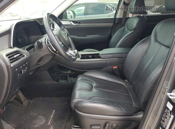 KM8R44HE7NU401446 2022 HYUNDAI PALISADE Gray Вид салону спереду