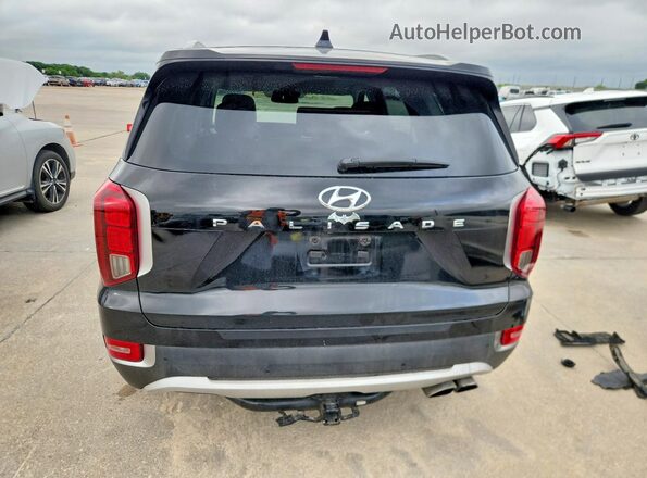KM8R44HE9LU061813 2020 HYUNDAI PALISADE Black Rear view