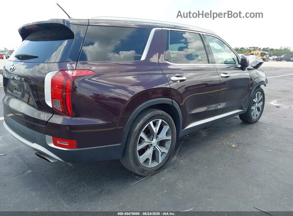 KM8R44HE9LU084072 2020 HYUNDAI PALISADE Purple Tył prawy