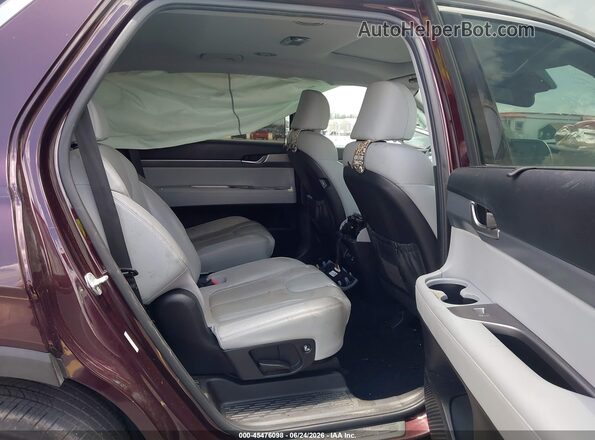 KM8R44HE9LU084072 2020 HYUNDAI PALISADE Purple Widok naklejki z numerem VIN