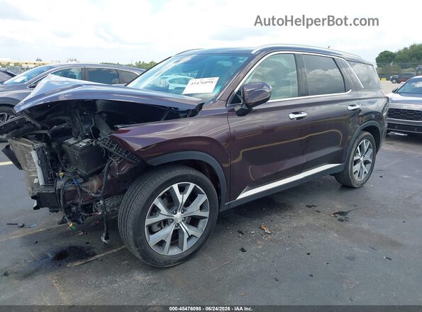 KM8R44HE9LU084072 2020 HYUNDAI PALISADE Purple Przód lewy