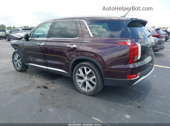 KM8R44HE9LU084072 2020 HYUNDAI PALISADE Purple Tył lewy