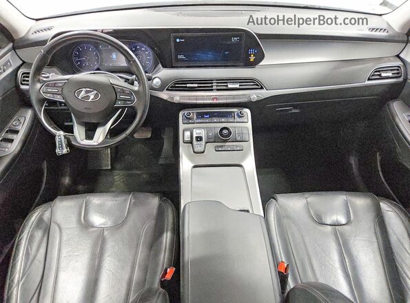 KM8R44HEXNU477145 2022 HYUNDAI PALISADE White Вид панелі приладів