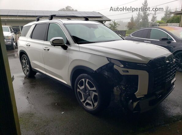 KM8R4DGE5PU628266 2023 HYUNDAI PALISADE Белый Передняя правая четверть