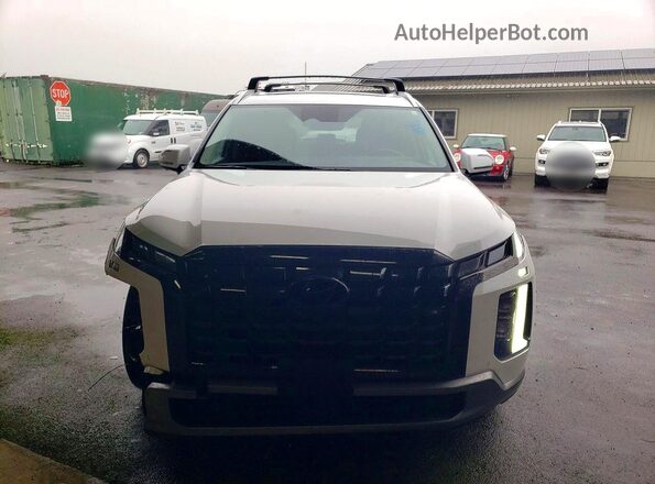 KM8R4DGE5PU628266 2023 HYUNDAI PALISADE Белый Вид спереди