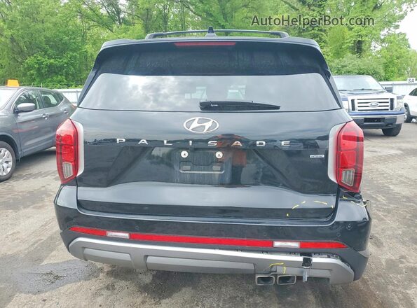 KM8R4DGE8PU637110 2023 HYUNDAI PALISADE Black Vista trasera