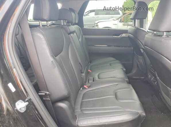 KM8R4DGE8PU637110 2023 HYUNDAI PALISADE Black Vista interior trasera