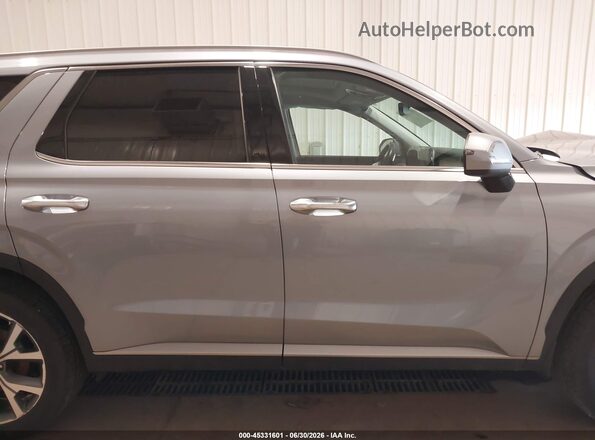 KM8R4DHE0MU189374 2021 HYUNDAI PALISADE Silver Vista interior de 360 grados