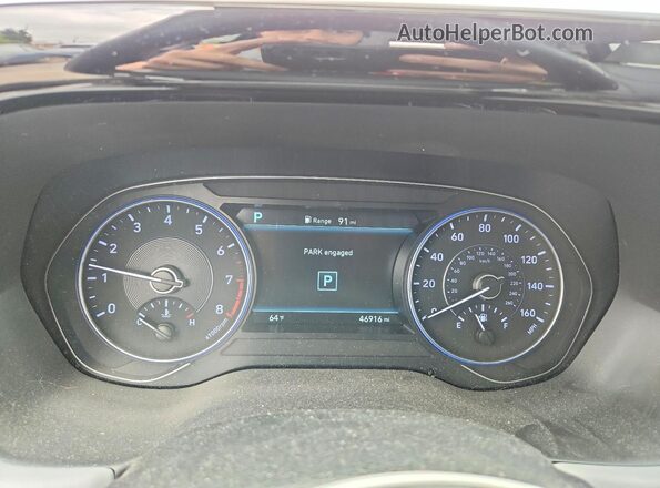 KM8R4DHE0NU383436 2022 HYUNDAI PALISADE White Widok zestawu wskaźników