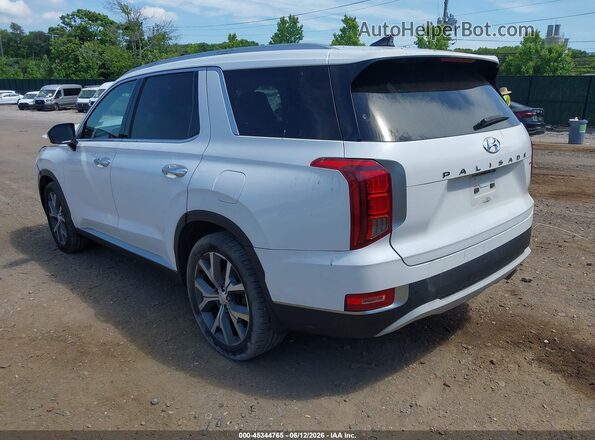 KM8R4DHE1MU204576 2021 HYUNDAI PALISADE White Tył lewy