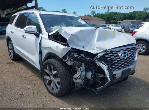 KM8R4DHE1MU204576 2021 HYUNDAI PALISADE White Widok z przodu