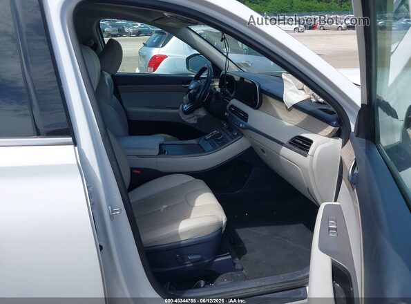 KM8R4DHE1MU204576 2021 HYUNDAI PALISADE White Widok wnętrza z przodu