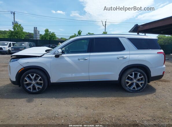 KM8R4DHE1MU204576 2021 HYUNDAI PALISADE White Widok wnętrza 360 stopni