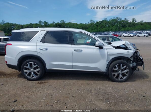 KM8R4DHE1MU204576 2021 HYUNDAI PALISADE White Widok wnętrza z tyłu