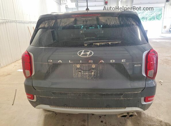 KM8R4DHE2LU144340 2020 HYUNDAI PALISADE Gray Widok z tyłu