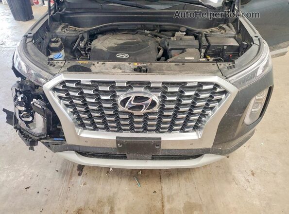 KM8R4DHE2LU144340 2020 HYUNDAI PALISADE Gray Widok komory silnika