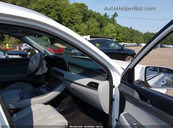 KM8R4DHE2LU169562 2020 HYUNDAI PALISADE White Widok wnętrza z przodu
