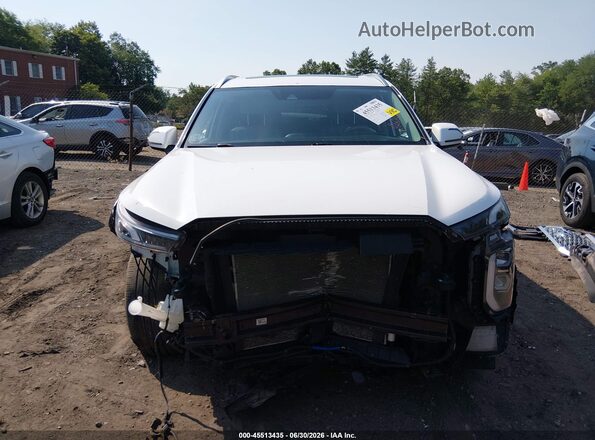 KM8R4DHE2LU169562 2020 HYUNDAI PALISADE White Widok zestawu wskaźników