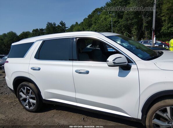 KM8R4DHE2LU169562 2020 HYUNDAI PALISADE White Widok wnętrza z tyłu