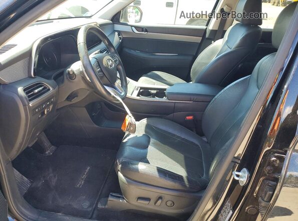 KM8R4DHE3LU092281 2020 HYUNDAI PALISADE Черный Вид салона спереди