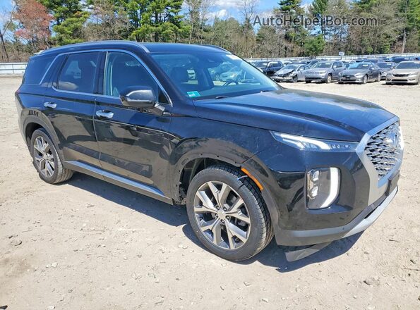 KM8R4DHE3LU092281 2020 HYUNDAI PALISADE Черный Передняя правая четверть