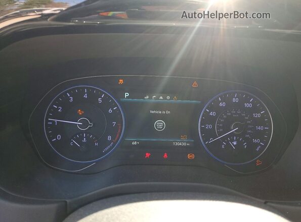 KM8R4DHE3LU092281 2020 HYUNDAI PALISADE Черный Вид щитка приборов