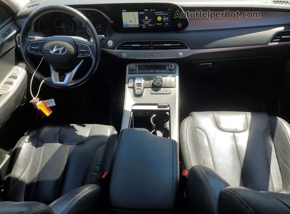 KM8R4DHE3LU092281 2020 HYUNDAI PALISADE Черный Вид панели приборов